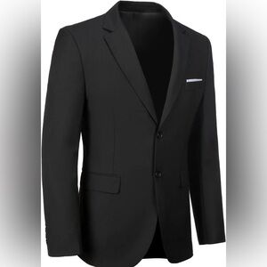 Hockerty Bespoke Black Men's Suit Jacket